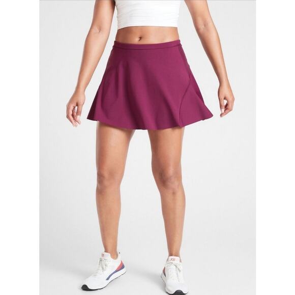 Athleta Pants - Athleta Women Match Point Skirt Skort Large Purple Golf Tennis Activewear Preppy